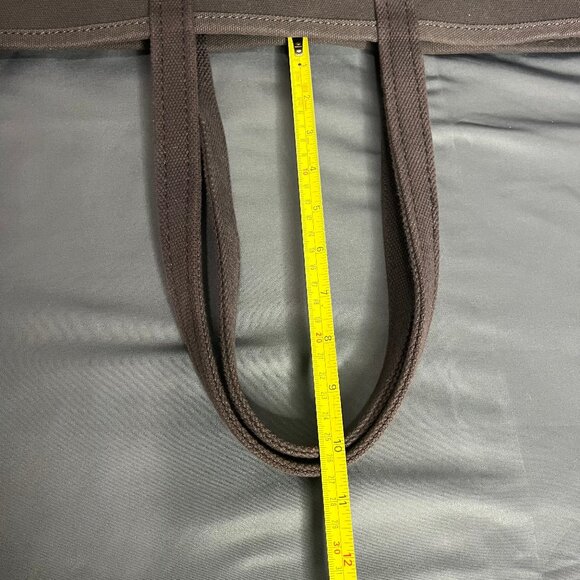 Eddie Bauer Boat Tote XL Waxed Canvas Bag Well Seasoned Outdoor Utility Garden - Picture 13 of 15